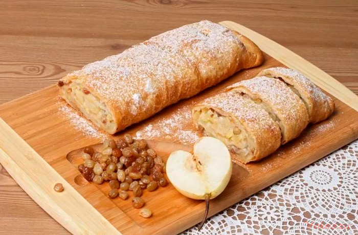 Австрийский штрудель с грушами