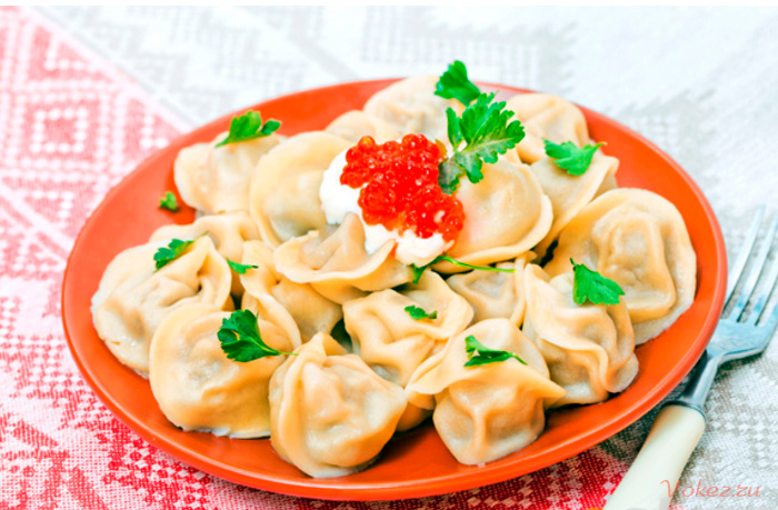 Китайские пельмени дим сам с креветками