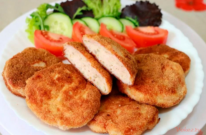 Куриные котлеты с лимонной травой