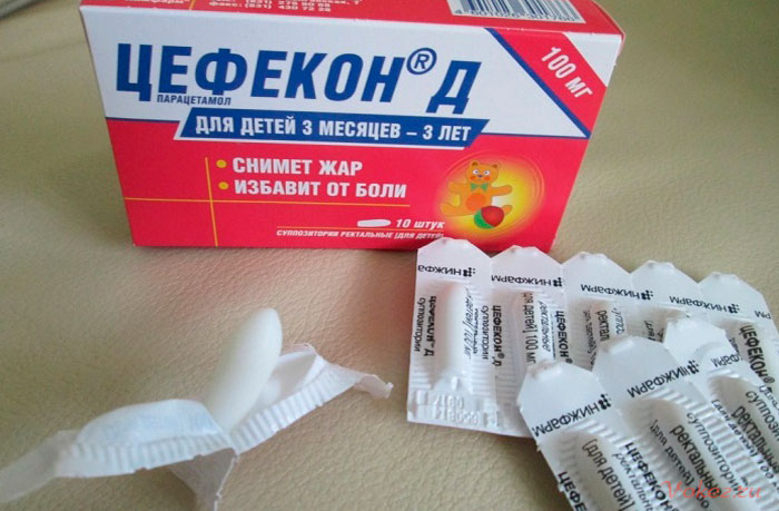 Свечи Цефекон для детей