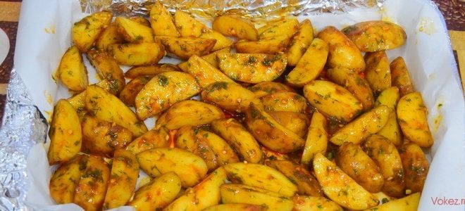 картофель айдахо в духовке
