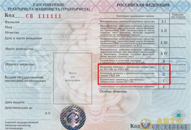 (порядок, получения, категории, прав, бульдозер) Порядок получения и категории прав на бульдозер