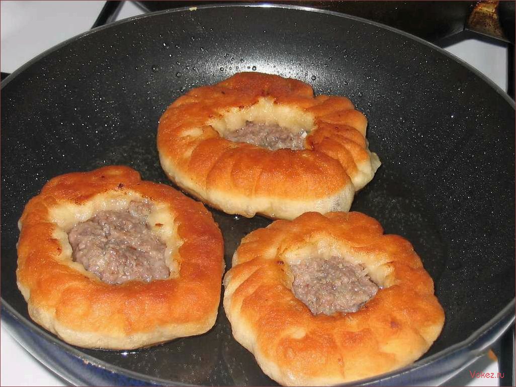 (простой, быстрый, способ, приготовления, вкусных) Простой и быстрый способ приготовления вкусных беляшей на сковороде