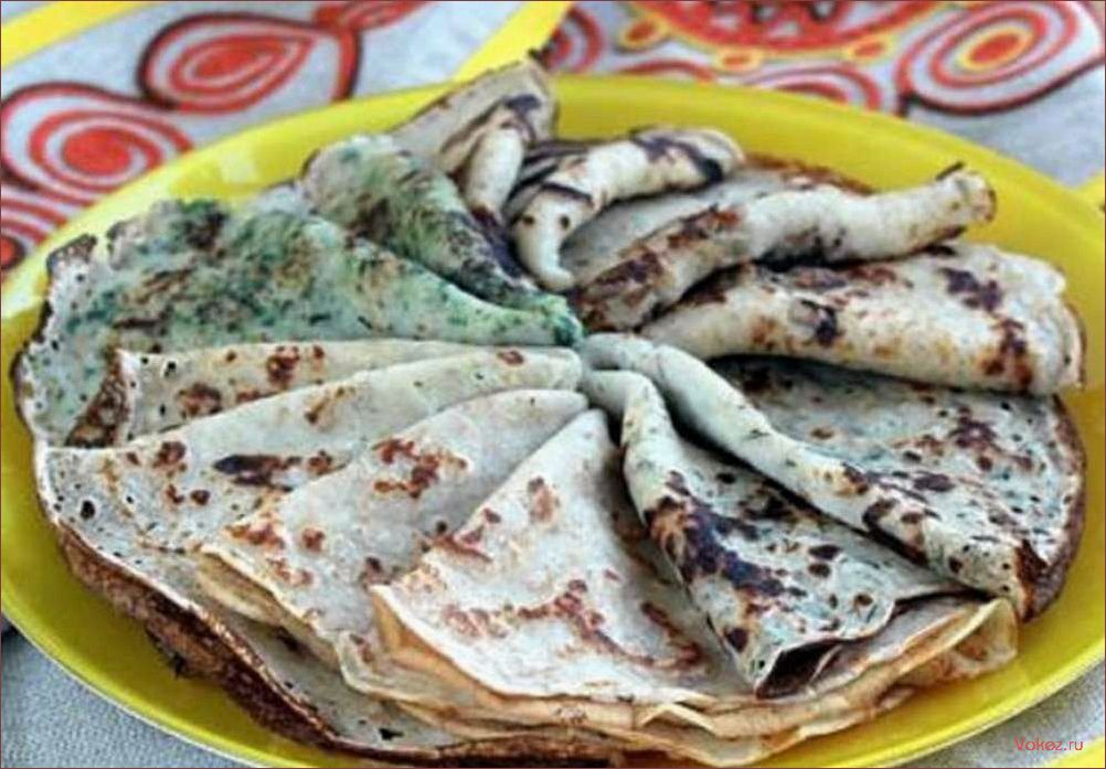 (блины, кефире, припеком, вкусное, сытное) Блины на кефире с припеком — вкусное и сытное блюдо для всей семьи!