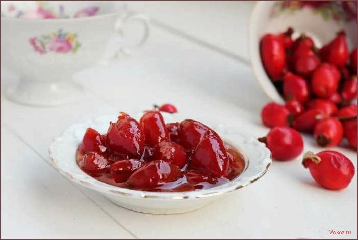 (варенье, шиповника, мультиварке, простой, вкусный) Варенье из шиповника в мультиварке — простой и вкусный рецепт для здорового завтрака