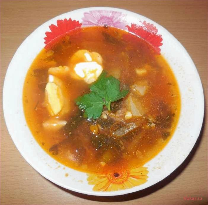 (зеленый, борщ, щавелем, мультиварке, рецепт) Зеленый борщ со щавелем в мультиварке — рецепт приготовления и секреты идеального вкуса