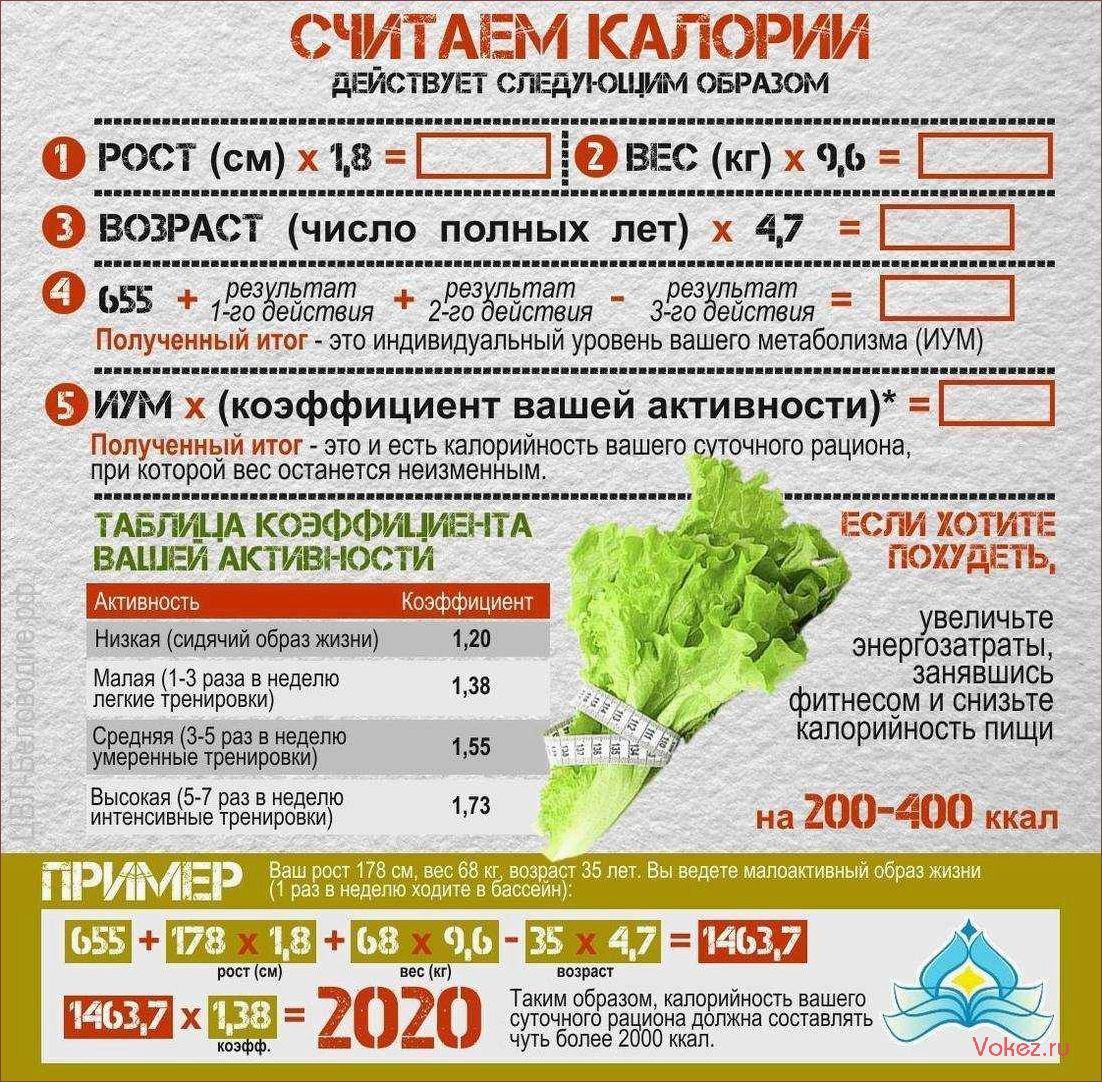 (уменьшить, количество, калорий, своем, рационе) Как уменьшить количество калорий в своем рационе и достичь идеальной фигуры без стресса и голодания