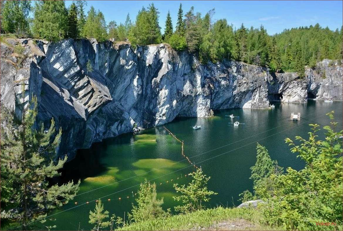 (мраморный, каньон, рускеала, откройте) Мраморный каньон Рускеала: откройте для себя прекрасное в Карелии